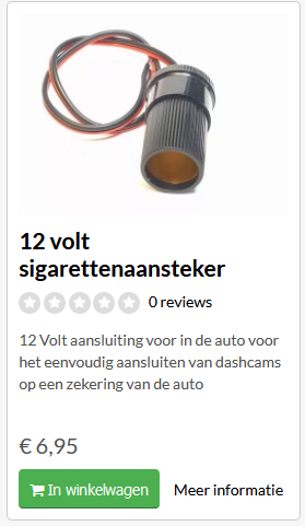 12 volt stekker 
