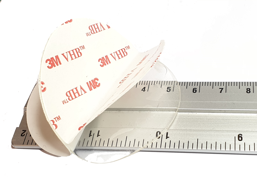 Sticker Ruler 3m 10 stuks 3M transparante sticker 6 cm - 123carcam.nl